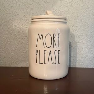 Rae Dunn More Please Large Canister
